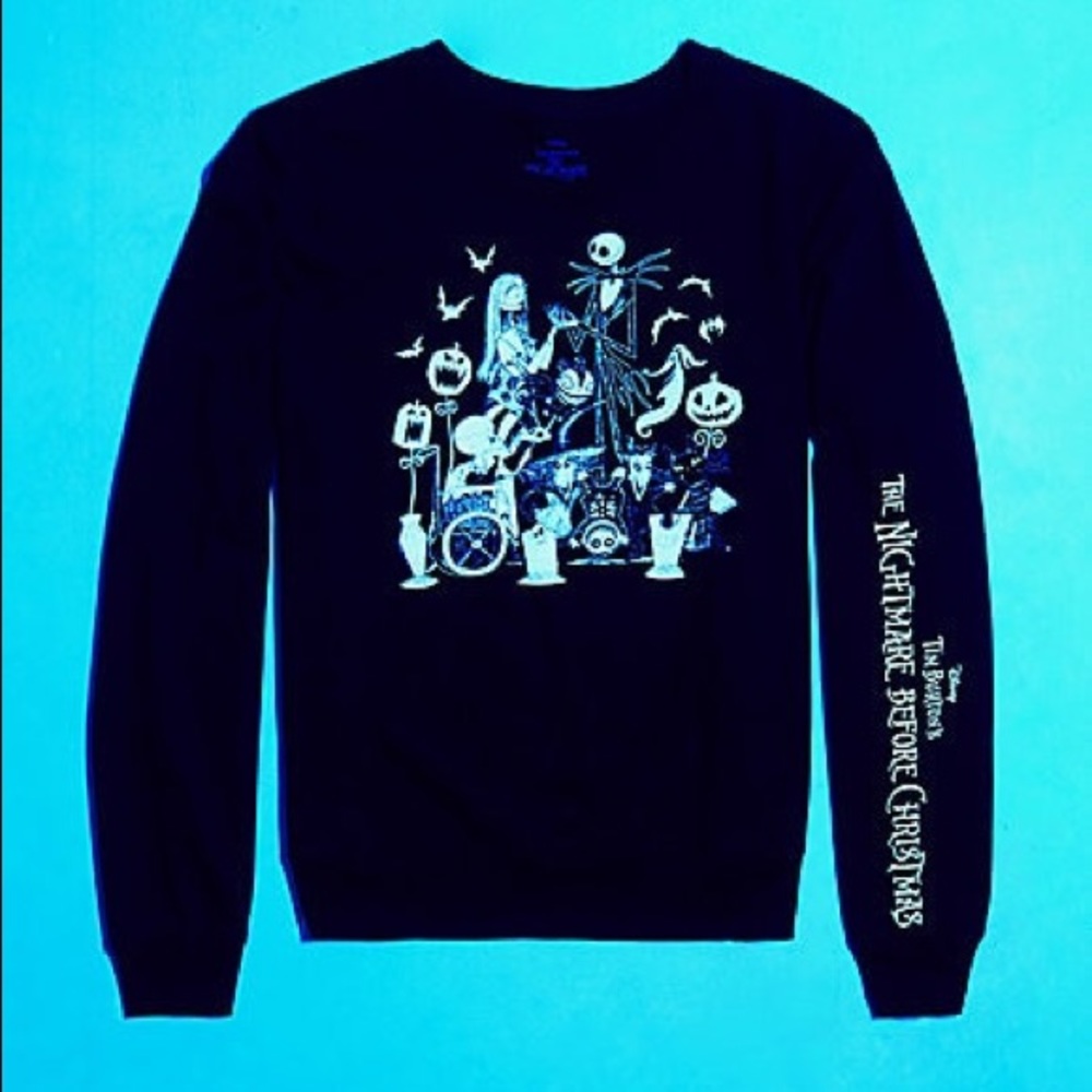 Glowinthedark Nightmare Before Christmas Pullover